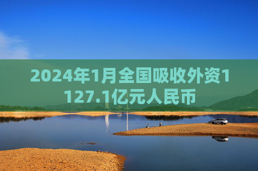 2024年1月全国吸收外资1127.1亿元人民币