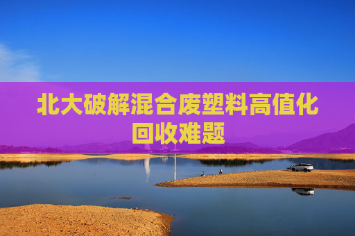 北大破解混合废塑料高值化回收难题