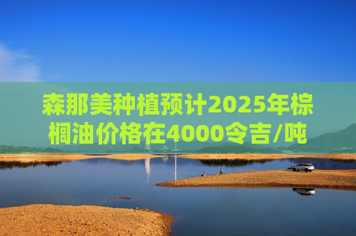森那美种植预计2025年棕榈油价格在4000令吉/吨