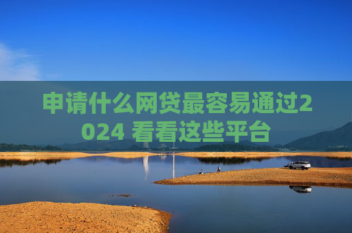 申请什么网贷最容易通过2024 看看这些平台