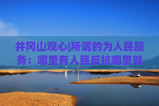 井冈山观心|所谓的为人民服务：哪里有人民反抗哪里就有军警镇压——评洛杉矶“骚乱”