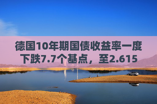 德国10年期国债收益率一度下跌7.7个基点，至2.615%的盘中低点