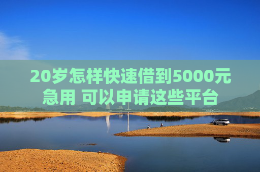 20岁怎样快速借到5000元急用 可以申请这些平台