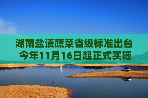 湖南盐渍蔬菜省级标准出台 今年11月16日起正式实施，促进行业更加标准化规范化