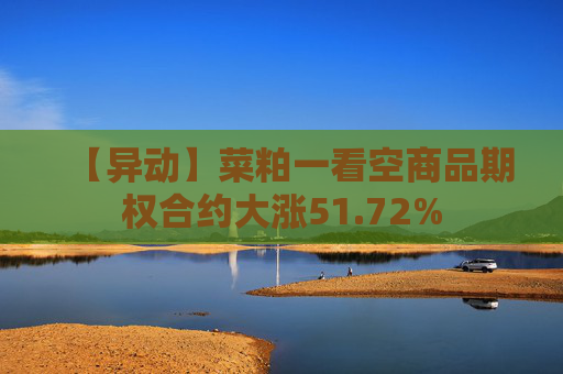 【异动】菜粕一看空商品期权合约大涨51.72%