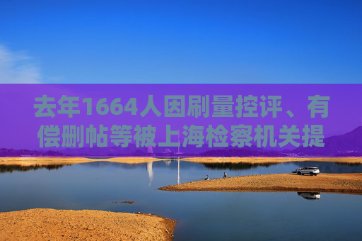 去年1664人因刷量控评、有偿删帖等被上海检察机关提起公诉