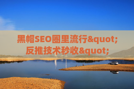 黑帽SEO圈里流行"反推技术秒收"