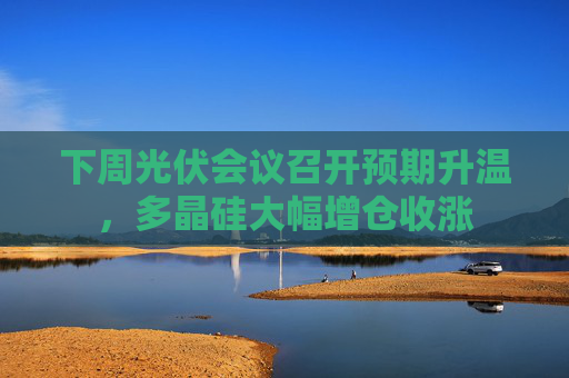 下周光伏会议召开预期升温，多晶硅大幅增仓收涨