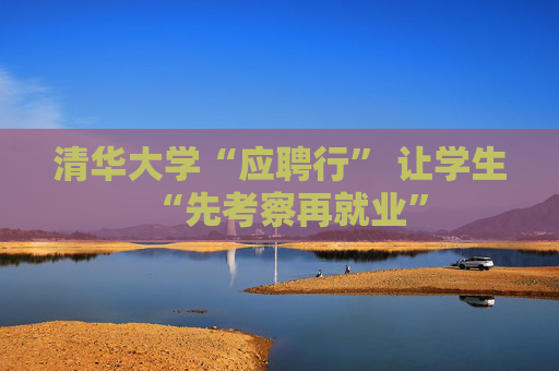 清华大学“应聘行” 让学生“先考察再就业”