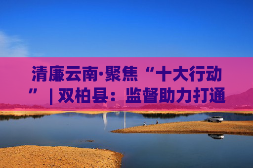 清廉云南·聚焦“十大行动” | 双柏县：监督助力打通中药材产业发展“快车道”