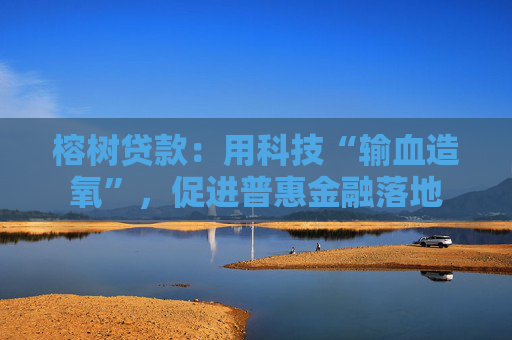 榕树贷款：用科技“输血造氧”，促进普惠金融落地