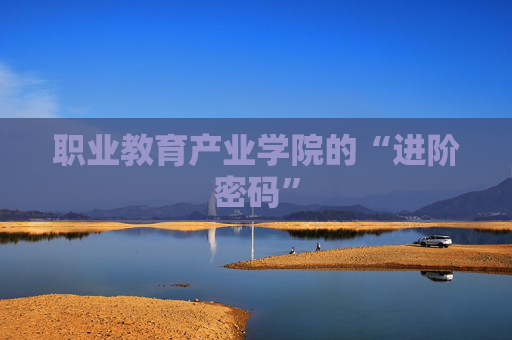 职业教育产业学院的“进阶密码”