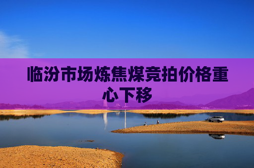 临汾市场炼焦煤竞拍价格重心下移