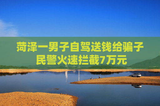 菏泽一男子自驾送钱给骗子 民警火速拦截7万元