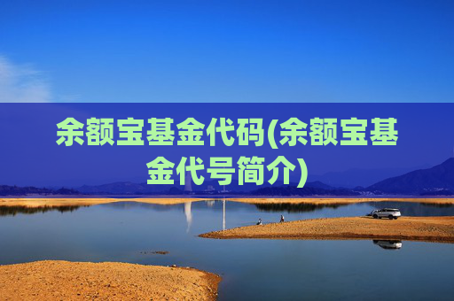 余额宝基金代码(余额宝基金代号简介)