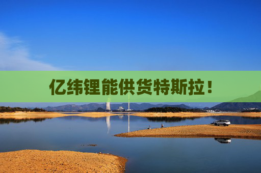 亿纬锂能供货特斯拉！