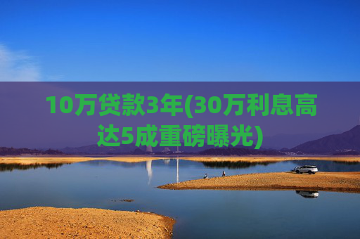 10万贷款3年(30万利息高达5成重磅曝光)