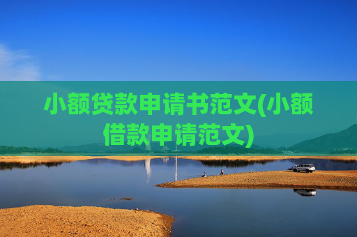 小额贷款申请书范文(小额借款申请范文)