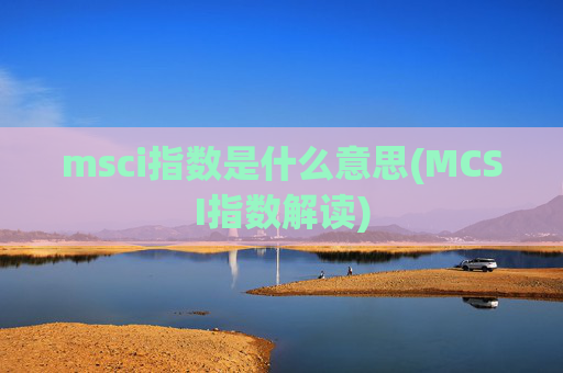 msci指数是什么意思(MCSI指数解读)