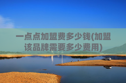 一点点加盟费多少钱(加盟该品牌需要多少费用)