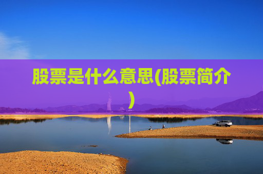 股票是什么意思(股票简介)