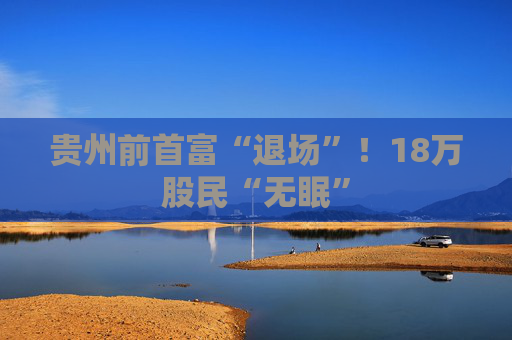 贵州前首富“退场”！18万股民“无眠”