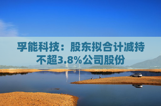 孚能科技：股东拟合计减持不超3.8%公司股份