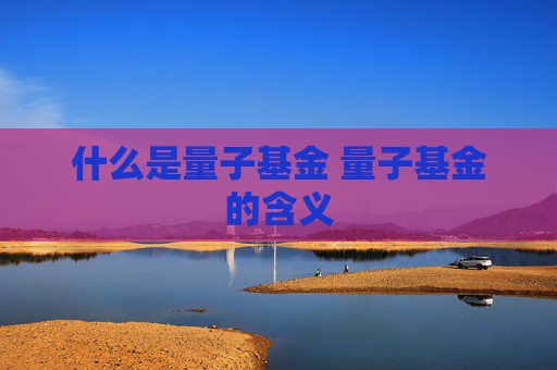 什么是量子基金 量子基金的含义