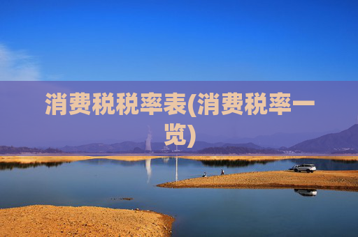 消费税税率表(消费税率一览)