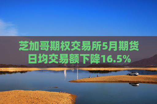 芝加哥期权交易所5月期货日均交易额下降16.5%