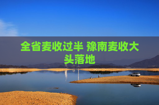 全省麦收过半 豫南麦收大头落地