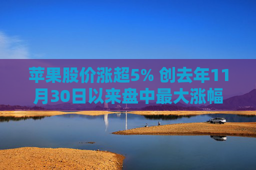 苹果股价涨超5% 创去年11月30日以来盘中最大涨幅