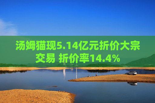 汤姆猫现5.14亿元折价大宗交易 折价率14.4%