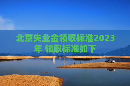 北京失业金领取标准2023年 领取标准如下
