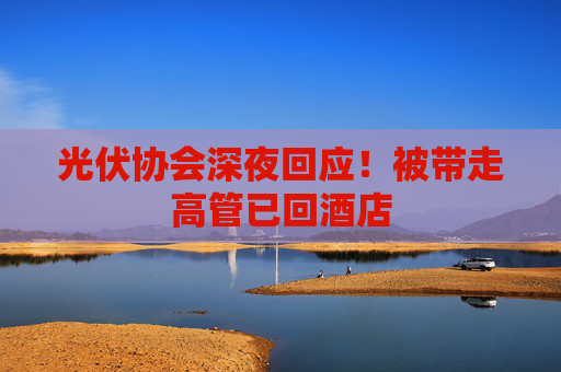 光伏协会深夜回应！被带走高管已回酒店