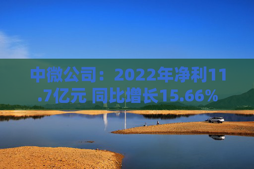 中微公司：2022年净利11.7亿元 同比增长15.66%