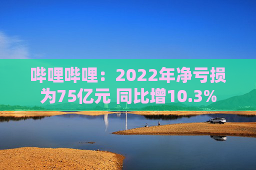 哔哩哔哩：2022年净亏损为75亿元 同比增10.3%