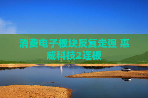 消费电子板块反复走强 惠威科技2连板