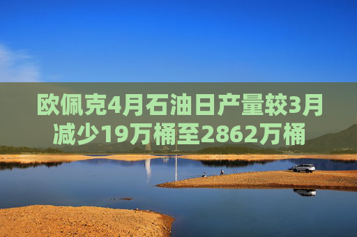 欧佩克4月石油日产量较3月减少19万桶至2862万桶