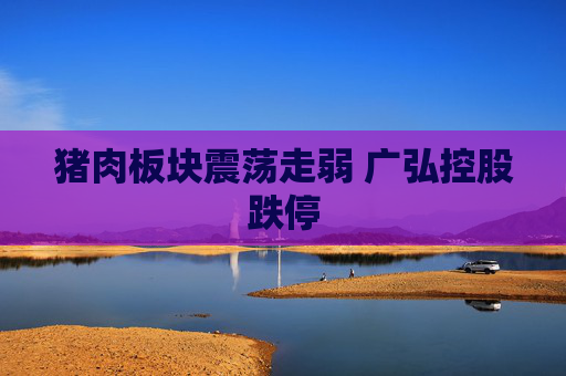 猪肉板块震荡走弱 广弘控股跌停