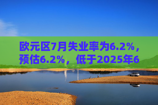 欧元区7月失业率为6.2%，预估6.2%，低于2025年6月的6.3%和2024年7月的6.4%