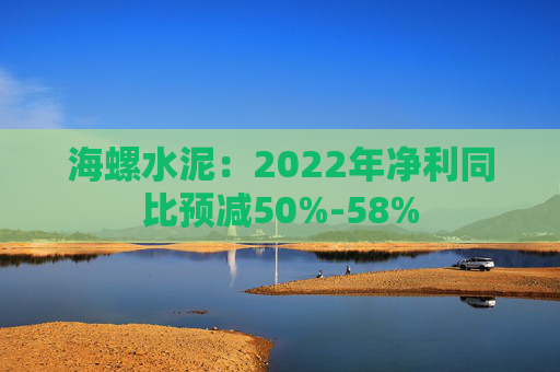 海螺水泥：2022年净利同比预减50%-58%