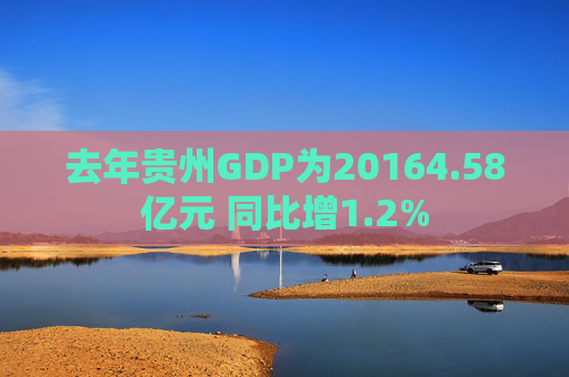 去年贵州GDP为20164.58亿元 同比增1.2%