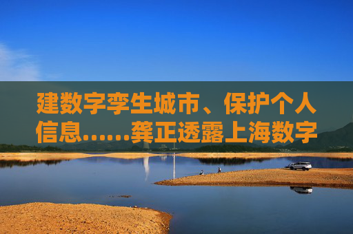建数字孪生城市、保护个人信息……龚正透露上海数字化转型重点