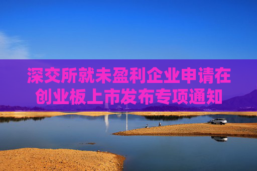 深交所就未盈利企业申请在创业板上市发布专项通知