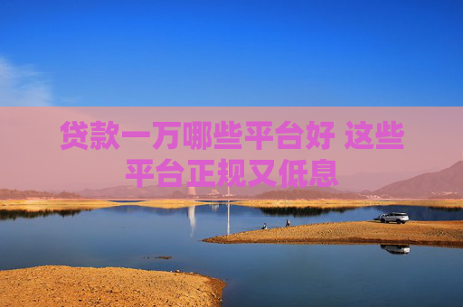 贷款一万哪些平台好 这些平台正规又低息