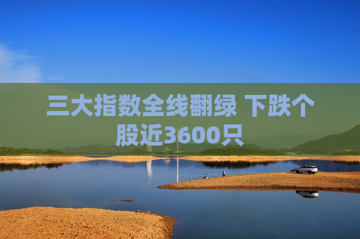 三大指数全线翻绿 下跌个股近3600只