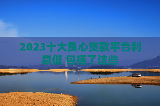 2023十大良心贷款平台利息低 包括了这些