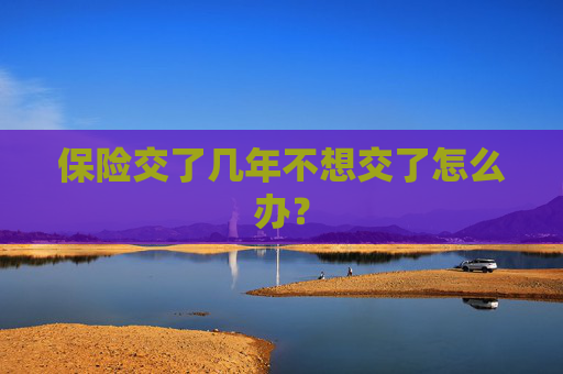保险交了几年不想交了怎么办？
