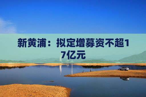 新黄浦：拟定增募资不超17亿元